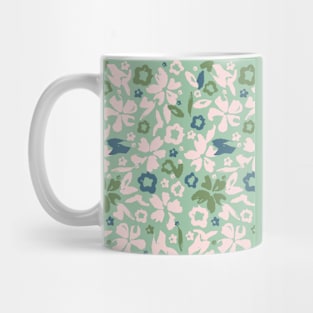 Flowers and leaves 7 Mug